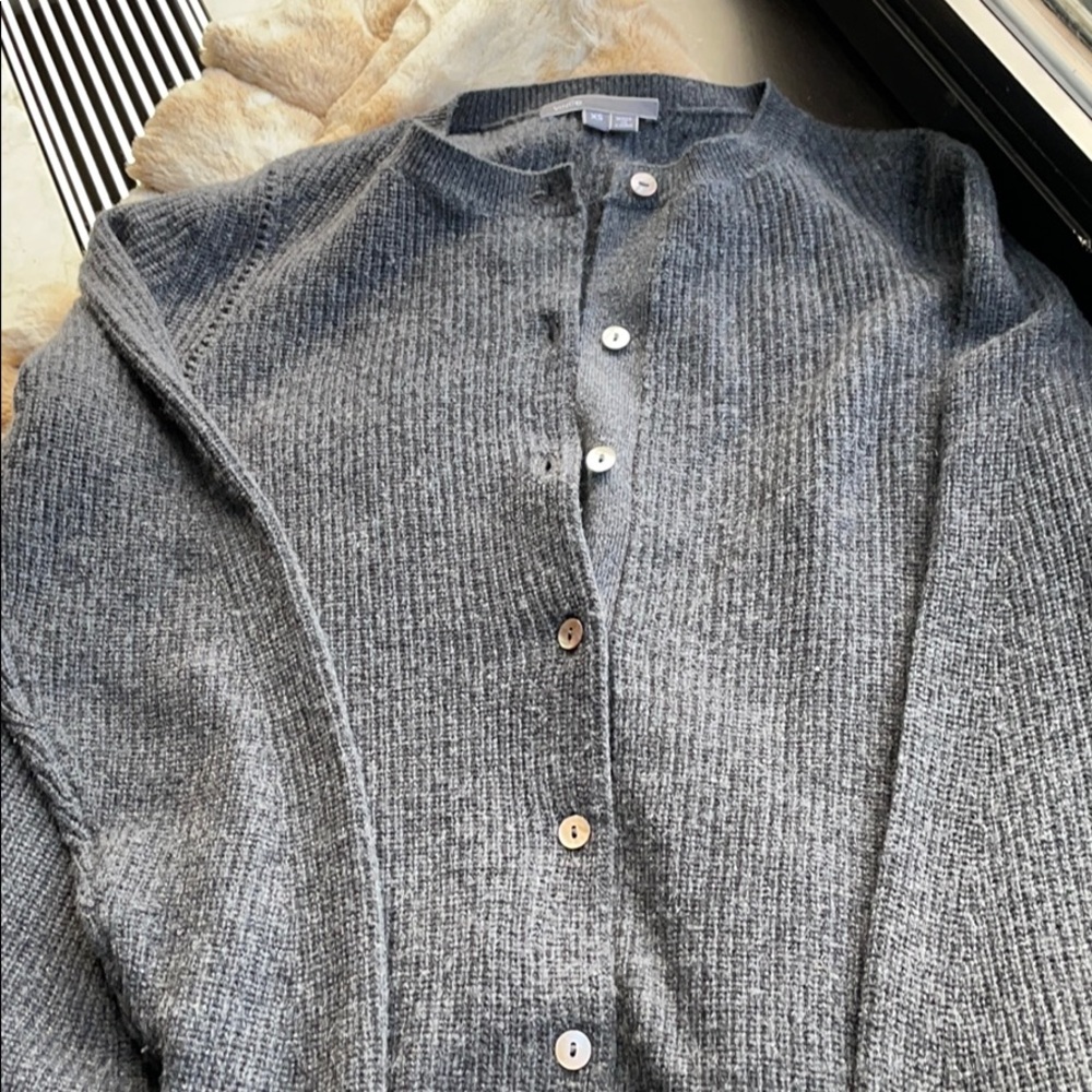 Vince wool and cashmere cardigan